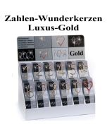 Zahlen-Wunderkerzen Gold