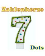 Zahlenkerze 7