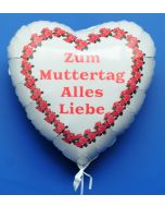 Zum-Muttertag-Alles-Liebe-weisser-Herzluftballon-aus-Folie-mit-Helium