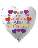 Zum Valentinstag Alles Liebe Herzluftballon