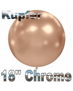 Luftballon in Chrome Kupfer 45 cm, 1 Stück