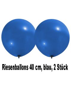 Luftballons 40 cm, Blau, 2 Stück