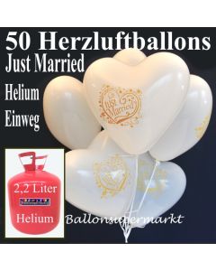 50-weisse-herzluftballons-just-married-hochzeitsballons-mit-2.24-liter-einweg-helium
