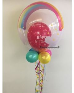 Deko Bubbles Luftballon Rainbow