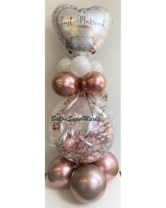 Geschenkballon zur Hochzeit Just Married