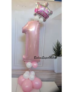 Luftballon Deko zum 1. Geburtstag