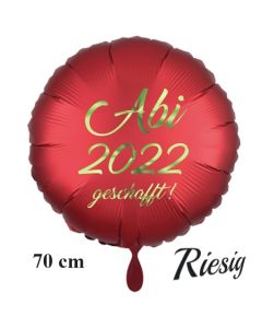 Abi 2022 geschafft! Großer Luftballon mit Helium