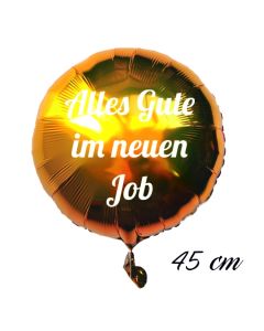 Alles Gute im neuen Job Luftballon. 45 cm inklusive Helium