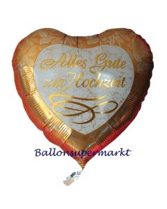 Alles Gute zur Hochzeit, Luftballon aus Folie
