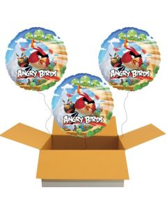 3 Angry Birds Luftballons, inklusive Helium-Ballongas