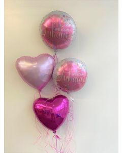 Ballon-Bouquet Herzlich Willkommen