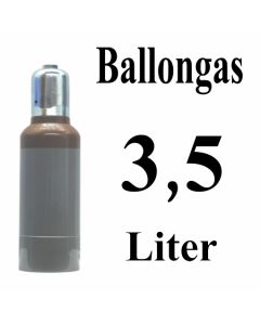 Ballongas Helium 3,5 Liter Mehrwegflasche