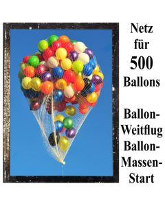 Ballonnetz, Netz für 500 Luftballons zu Ballonmassenstart und Ballonweitflug