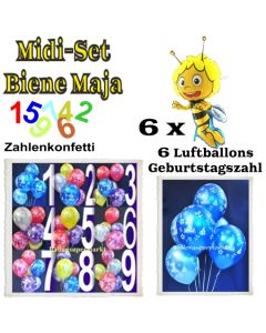 Ballons Helium Midi Set Dekoration Biene Maja