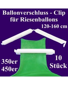 Ballonverschlüsse, Clips, Fixverschlüsse für Riesenballons 350er und 450er, 10 Stück