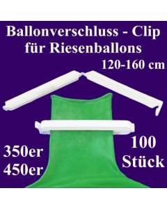 Ballonverschlüsse, Clips, Fixverschlüsse für Riesenballons 350er und 450er, 100 Stück