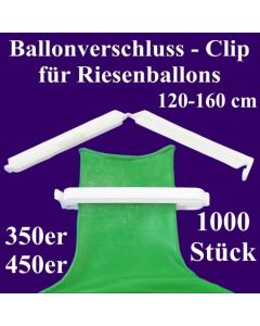 Ballonverschlüsse, Clips, Fixverschlüsse für Riesenballons 350er und 450er, 1000 Stück