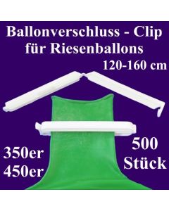 Ballonverschlüsse, Clips, Fixverschlüsse für Riesenballons 350er und 450er, 500 Stück