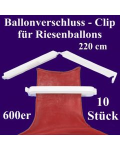 Ballonverschlüsse, Clips, Fixverschlüsse für Riesenballons 600er, 10 Stück