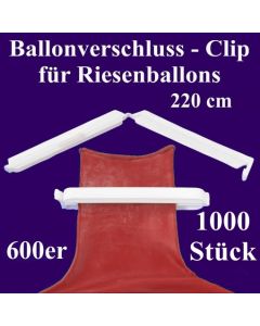 Ballonverschlüsse, Clips, Fixverschlüsse für Riesenballons 600er, 1000 Stück
