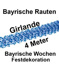 Bayrische Raute Festgirlande 4 Meter