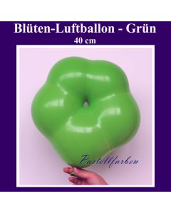 Blüten-Luftballon in Pastellfarbe Grün