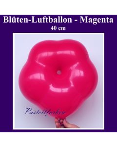 Blüten-Luftballon in Pastellfarbe Magenta
