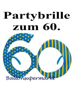 Party-Brille zum 60. Geburtstag