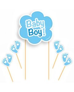 Cake Topper Baby Boy zur Babyparty eines Jungen