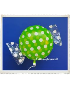 Candy Luftballon aus Folie mit Helium, Dots, Fruits Melon