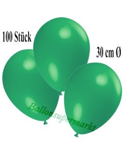 Deko-Luftballons Mintgrün, 100 Stück