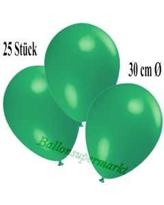 Deko-Luftballons Mintgrün, 25 Stück