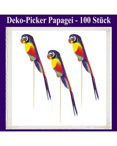 Deko-Picker Papagei
