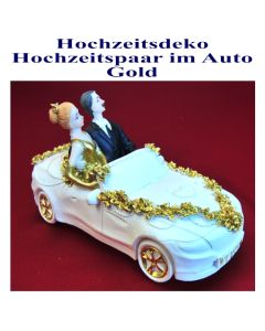 dekoration-hochzeit-hochzeitspaar-im-auto-gold