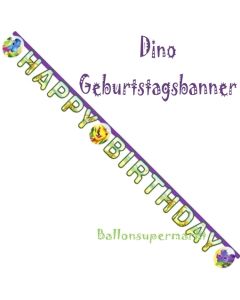 Kindergeburtstagsbanner Dinos