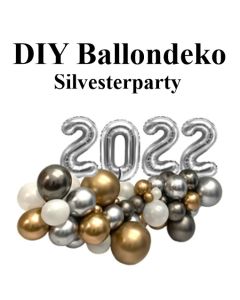 DIY Ballondeko Silvesterparty 01