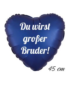 Du wirst großer Bruder! Luftballon. 45 cm inklusive Helium