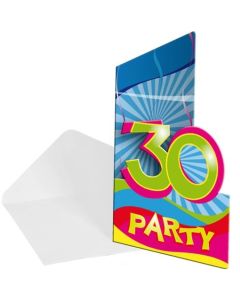 Einladungskarten zum 30. Geburtstag