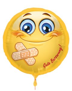 Gute Besserung, Luftballon aus Folie mit Ballongas