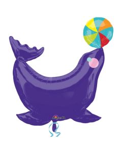 Zirkus Seehund Luftballon mit Helium Ballongas