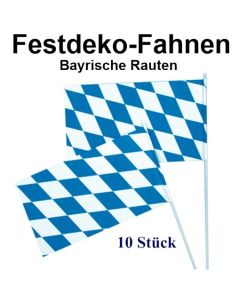 Bavaria Fahnen, Bayrische Wochen Dekoration