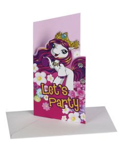 Fairy Filly Einladungskarten zum Kindergeburtstag
