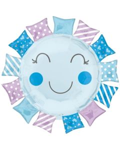 Baby Boy Sunshine, Luftballon aus Folie inklusive Helium