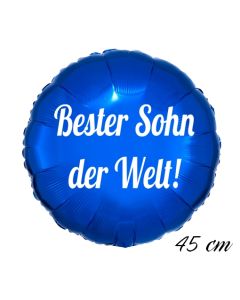 Bester Sohn der Welt Luftballon. 45 cm inklusive Helium