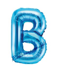 Luftballon Buchstabe B, blau, 35 cm