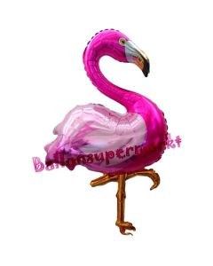 Flamingo, Folienballon mit Ballongas-Helium 