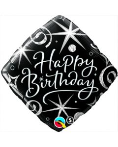 Birthday Elegant, Luftballon zum Geburtstag mit Helium