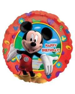 Micky Maus Geburtstags-Luftballon aus Folie mit Helium