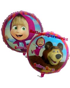 Mascha und der Bär Luftballon aus Folie 