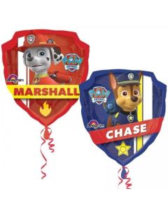 Chase, Marshell Paw Patrol Luftballon mit Helium Ballongas